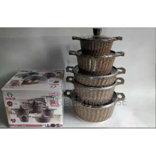 10pcs Boscho Granite Kitchen Cookware (10pcs )