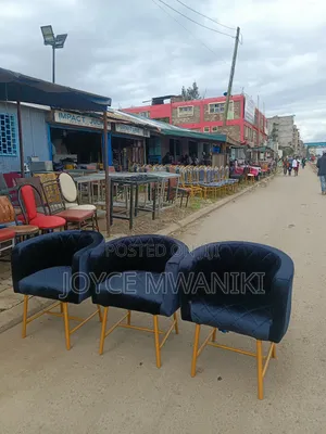 Styling Chairs or Manicure Chairs, Black Velvet 