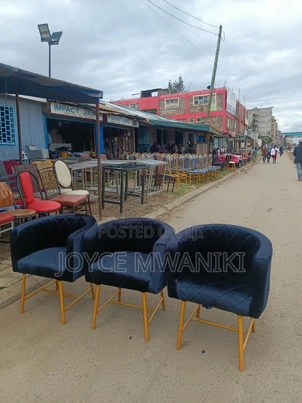 Styling Chairs or Manicure Chairs, Black Velvet - main view