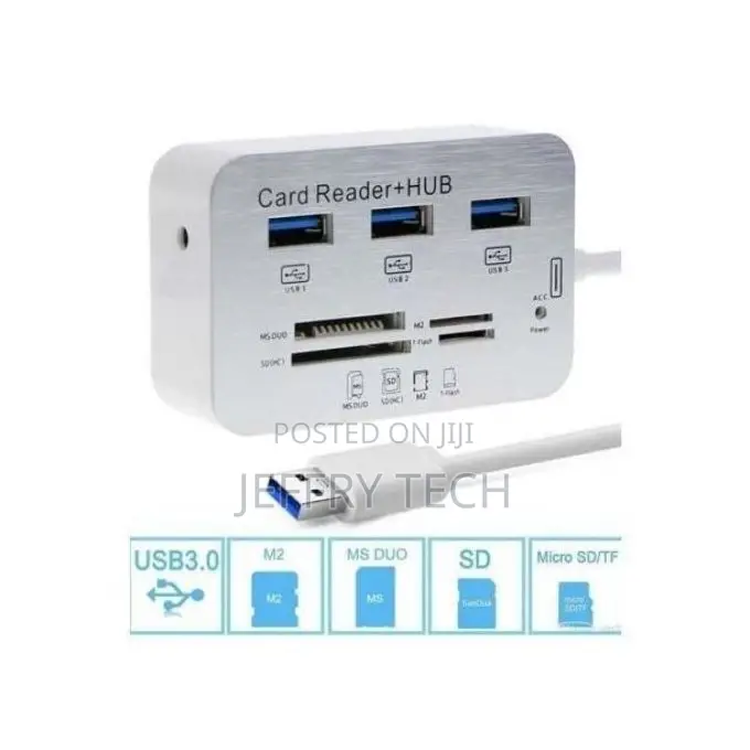 USB 3.0/3 Port 7 IN 1 USB Hub Adapter