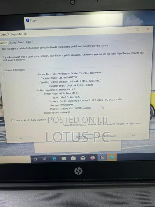 Laptop HP ProBook 640 G1 4GB Intel Core I5 HDD 500GB - thumbnail 3