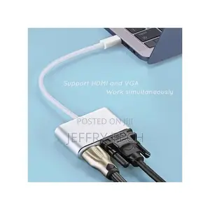 USB C to HDMI 30 Hz VGA USB 3.1 Type C Adapter