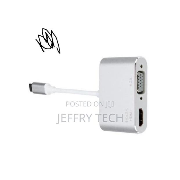 USB C to HDMI 30 Hz VGA USB 3.1 Type C Adapter - main view