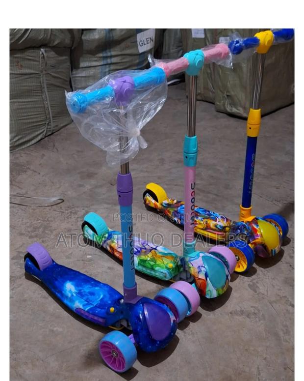 Kids Scooter With Music and Led Lights - main view