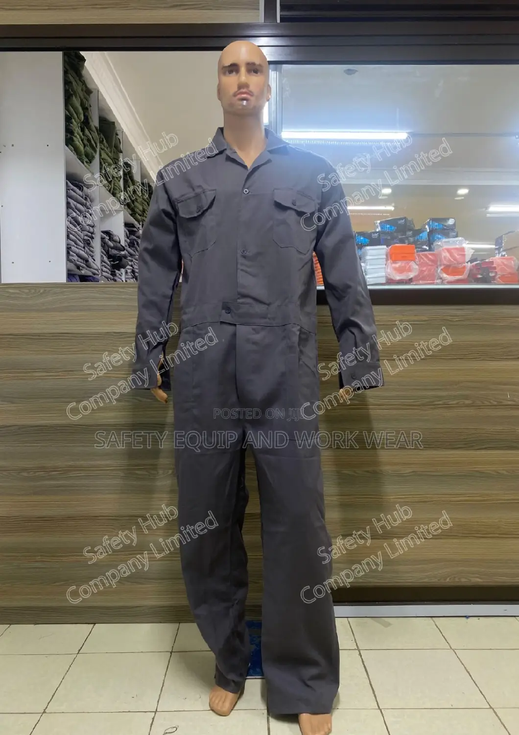 Work Wear - Grey Overalls