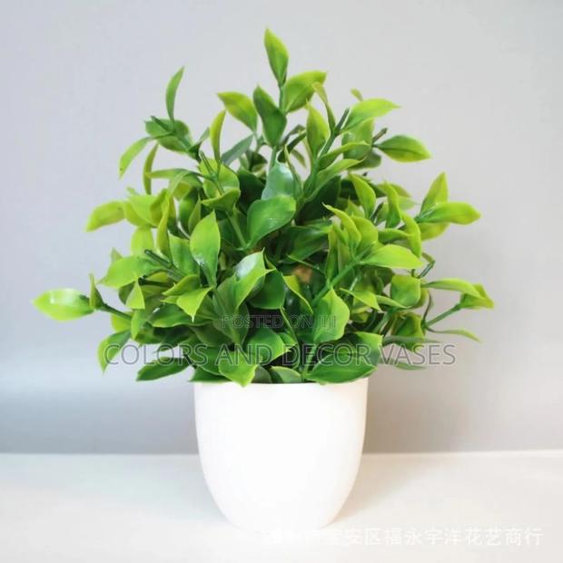 Green Bonsai Artificial Flowers - main view