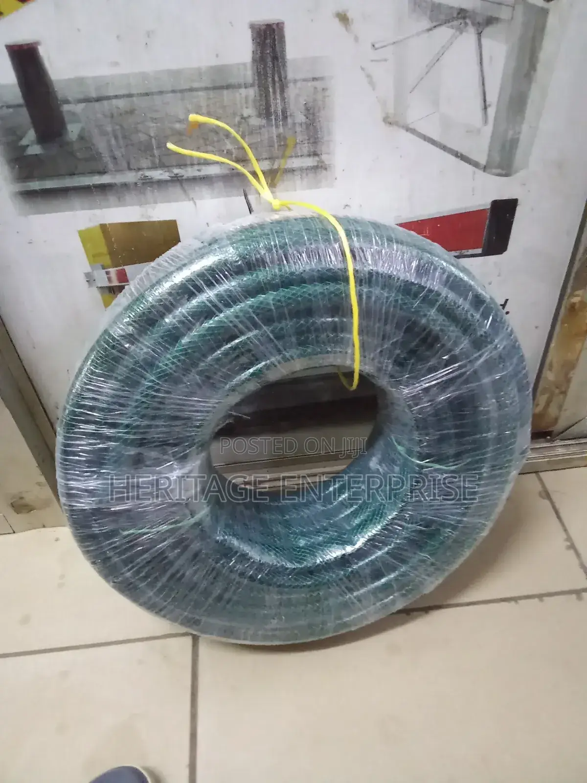 Hose Pipe Braided Water Hose, Green Size: 3⁄4by 50 MTS