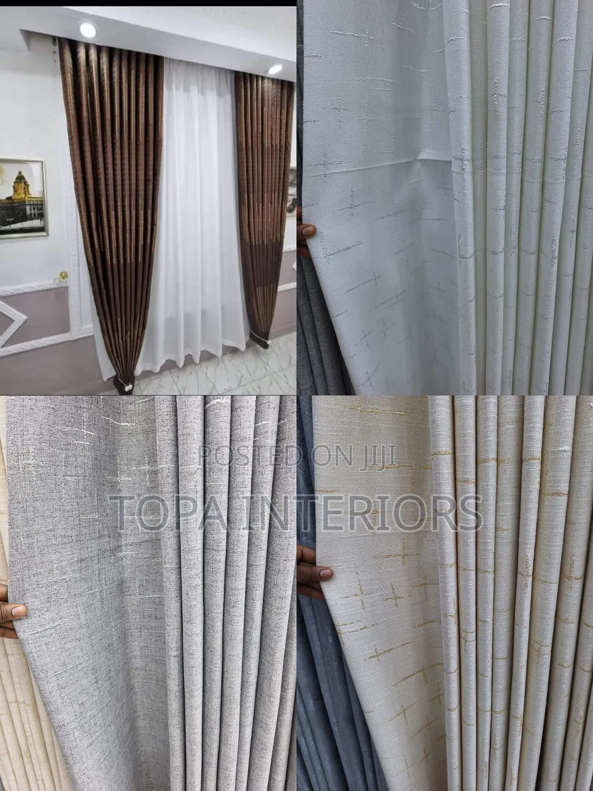 Modern Window Curtains With Eyelets for House Curtains
