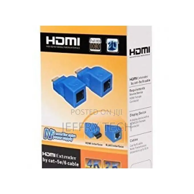 Cat-5e CAT6 30M HDMI to RJ45 Network Cable Extender Repeater