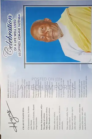 Eulogy Printing Packages