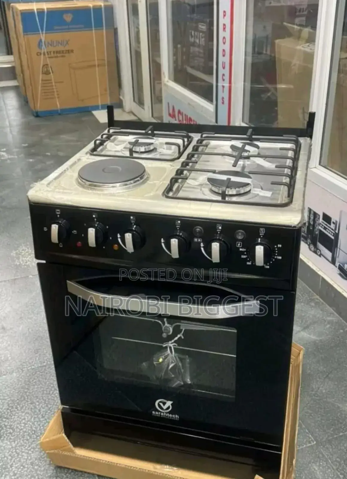 Cooker Saratech 3gas+1 Electric 60 by 60 Cooker