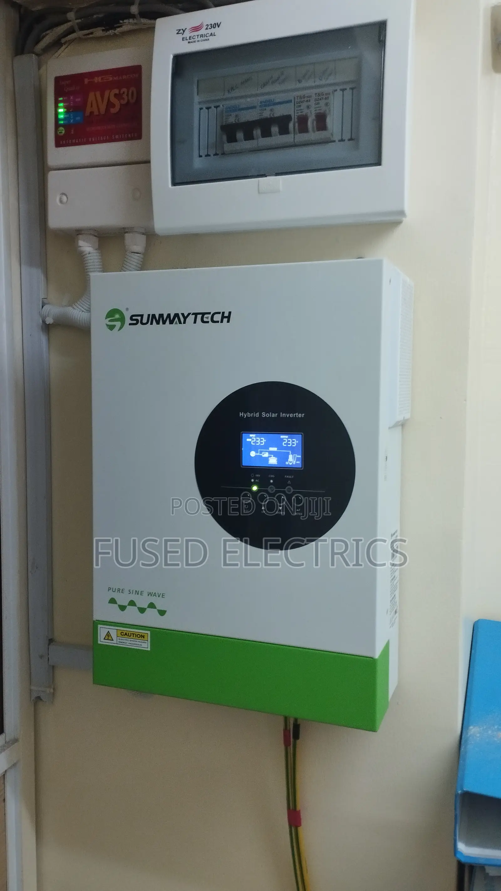 Solar System and Power Backup Installation
