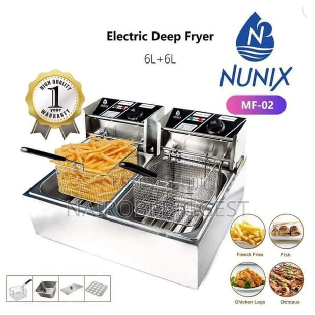 Nunix Double 6+6litres Deep Fryer