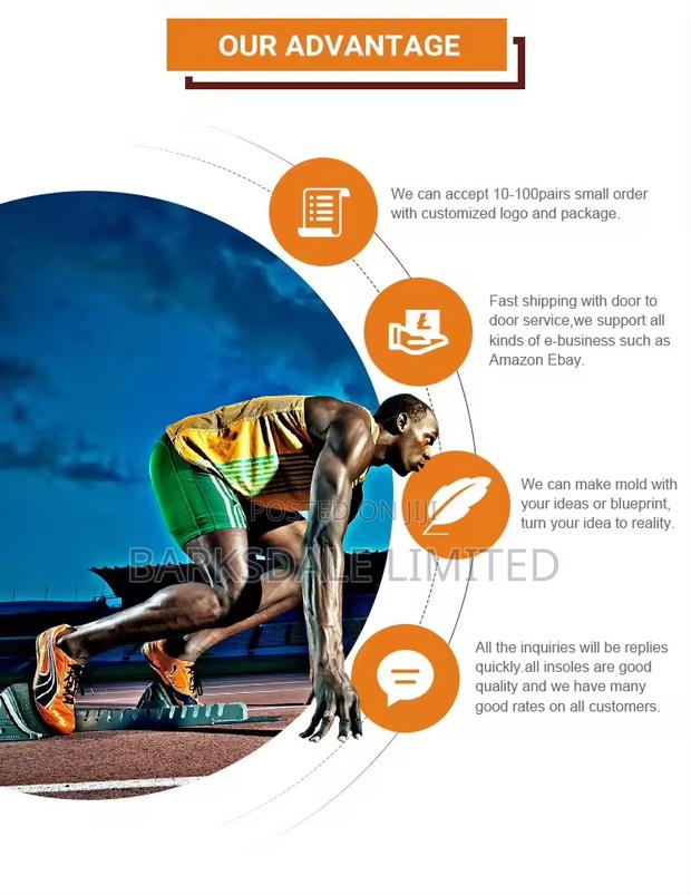 Insoles Memory Foam Arch Support Gel Orthopedic Shoe Inserts - thumbnail 3