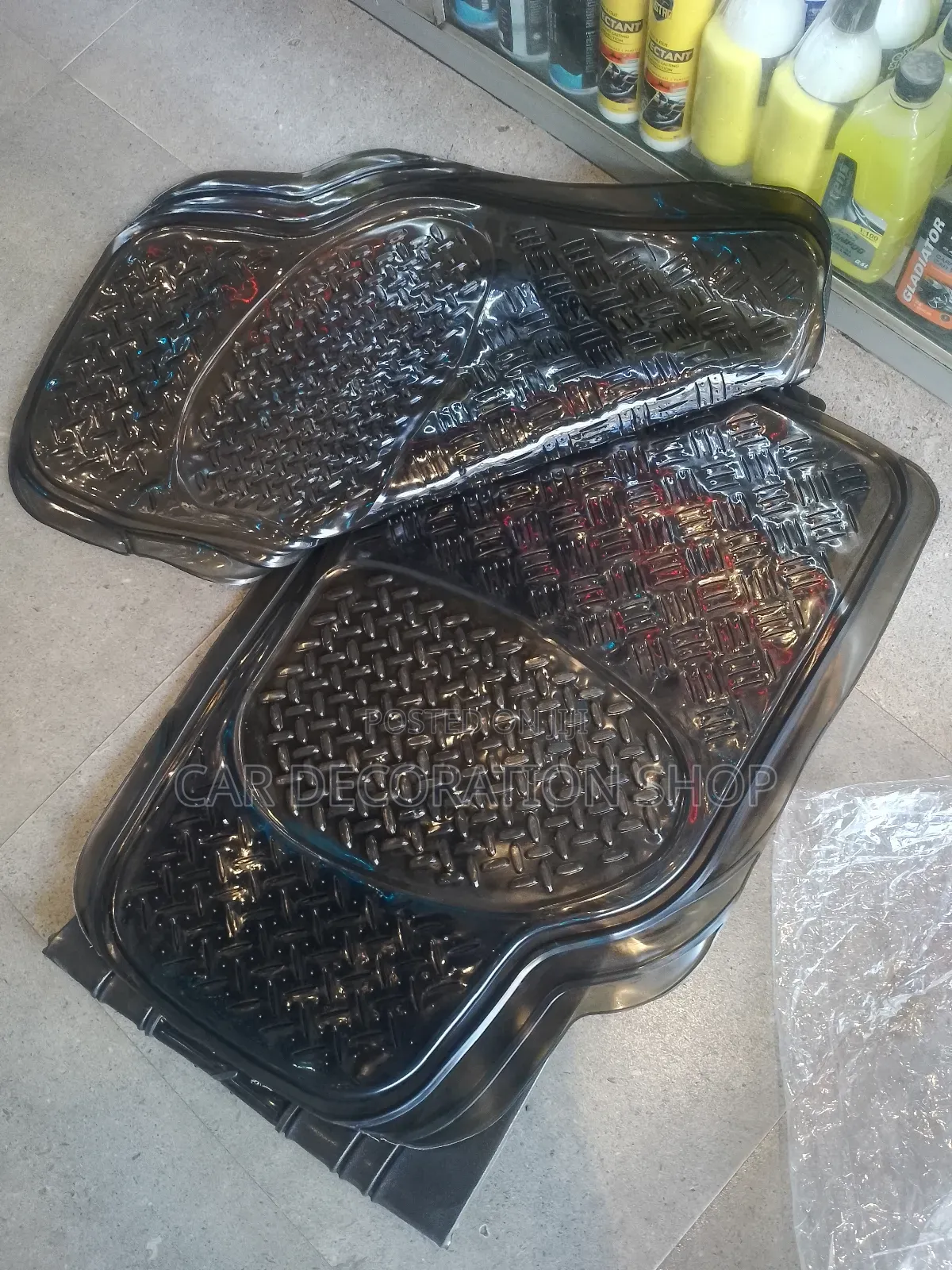 Clear Mats 3pc Set Mats With Conjoined Rear Mat