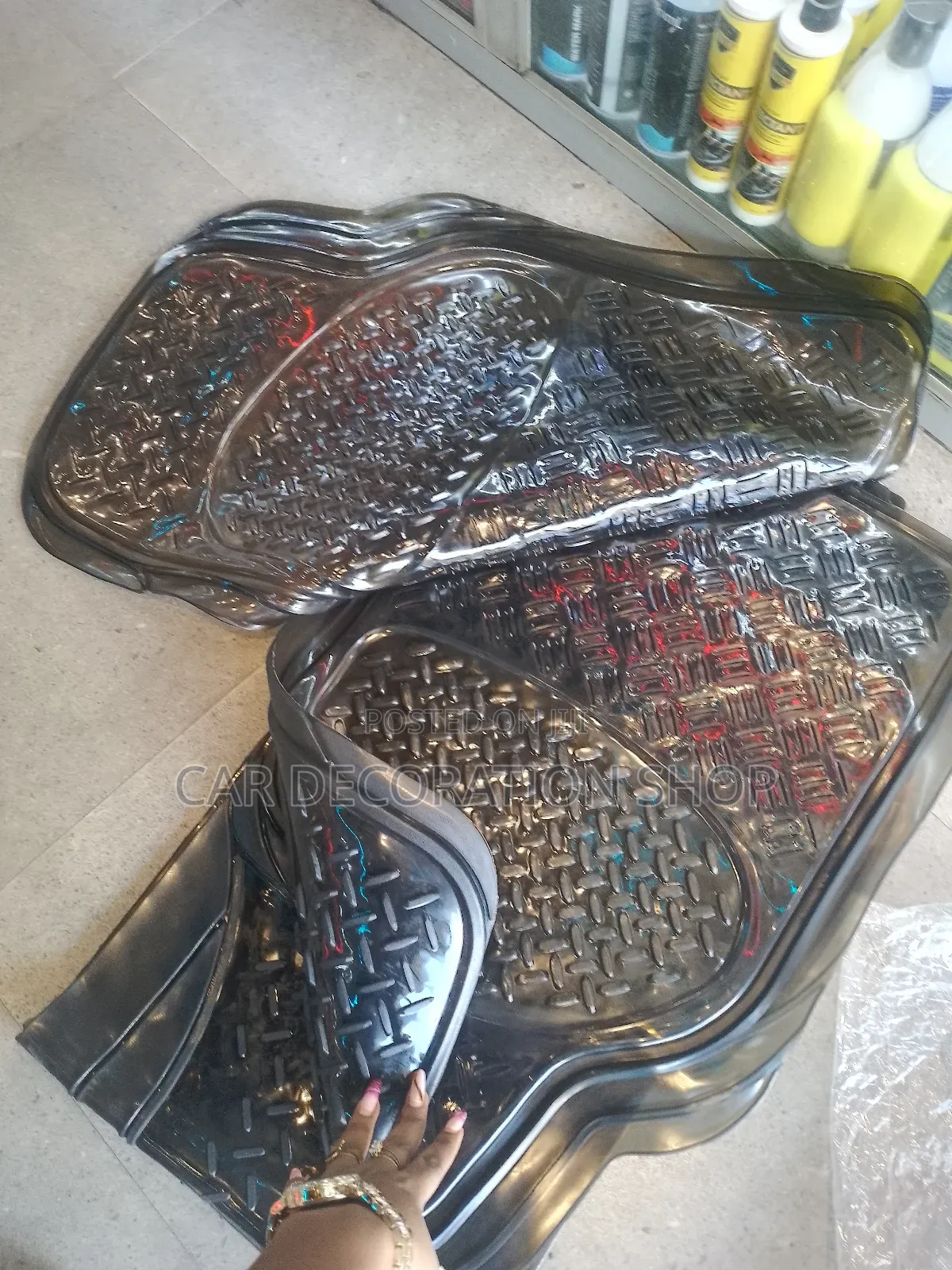 Continuous Rear Plastic 3pc Mats