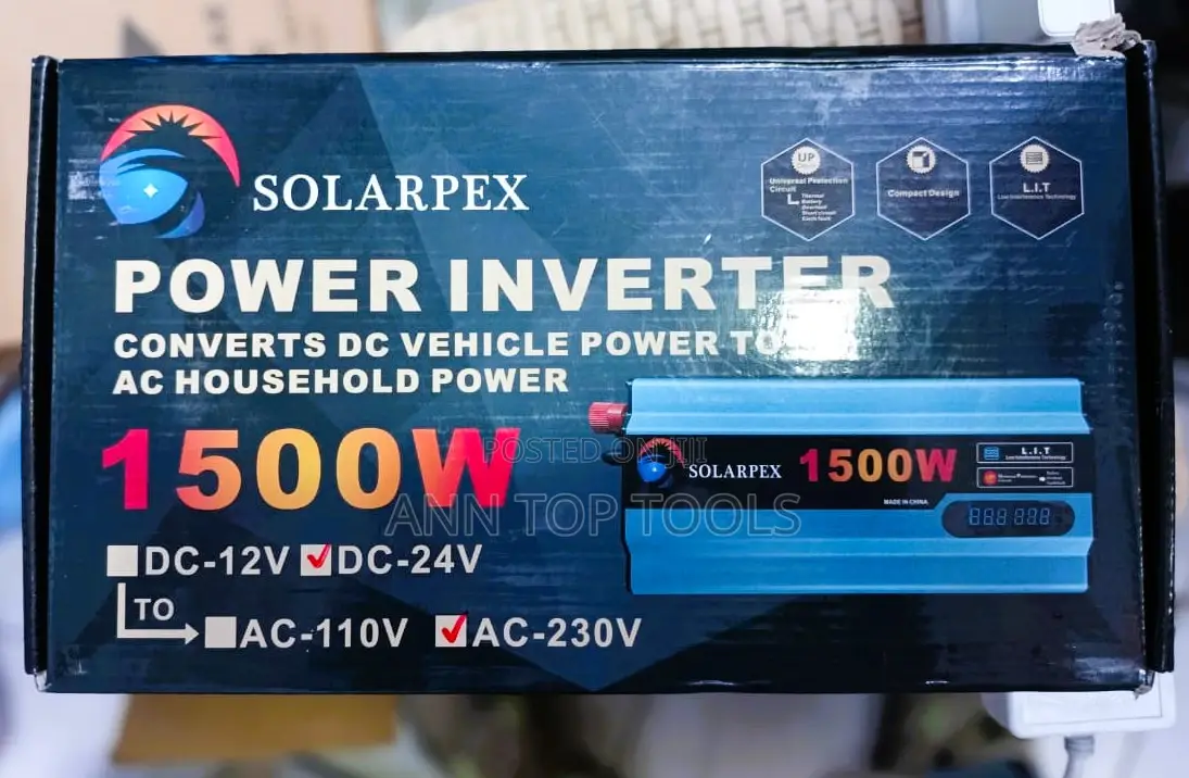 Solarpex 1500watts 24v Inverter