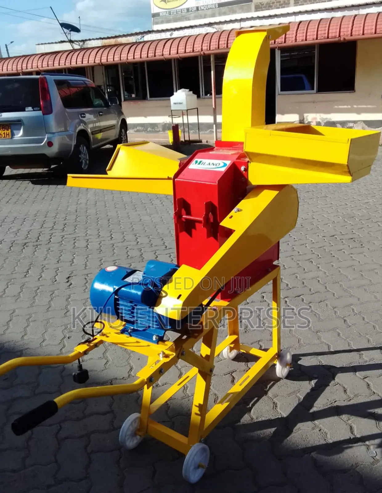 Red Yellow Colour Feed Chopper