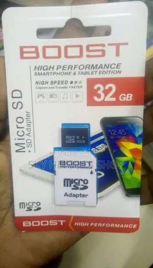 Boost High Performance 32gb Memory Card