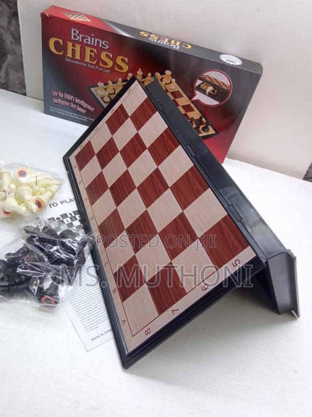 Extra Large Foldable Magnetic Chess Board Size 38cm by 38cm - main view
