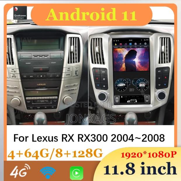 Android Tesla for Lexus RX300 RX330 RX350 Rx400h 2004 - 2008