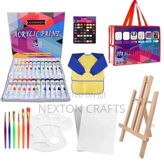 Artist Starter Kit - 24 Colours of Acrylic Paints