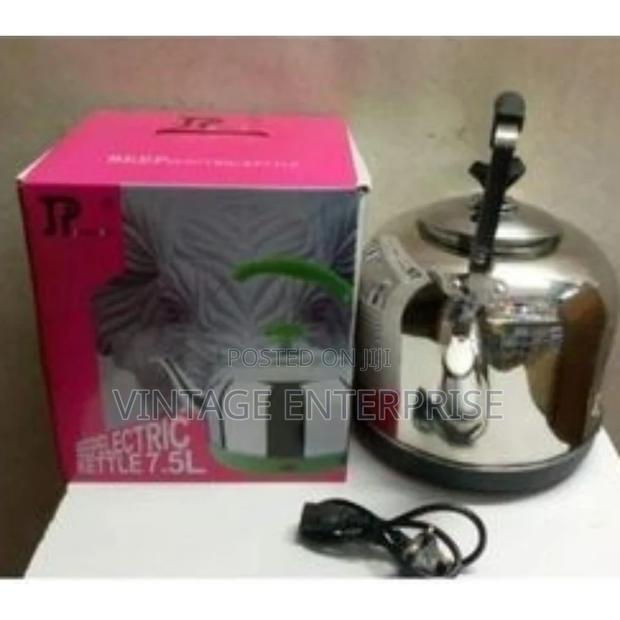 JP Whistling Electric Kettle .(7.5 Ltr)• √