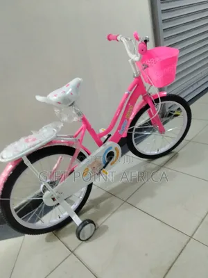 Bike Size 20" for Girls With Training Wheels