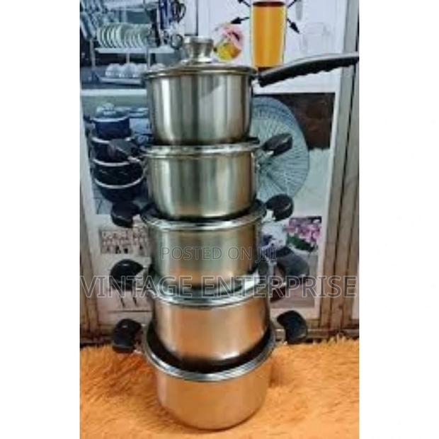 10pcs JP Stainless Steel Kitchen Cookware . - main view