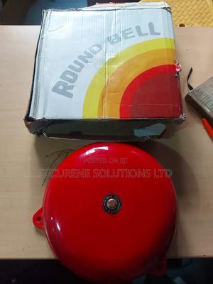 Red Round Electric Bell 200mm/8inches - thumbnail 2