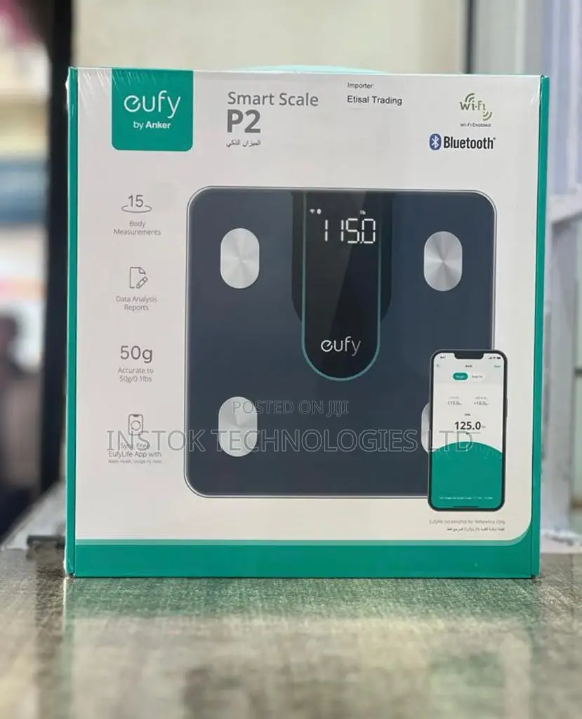 Eufy Smart Scale P2 Digital Body Scale With Wi-Fi, BMI Bl