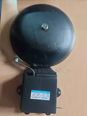 Round Cast Black Electric SCH Bell 10 Inches