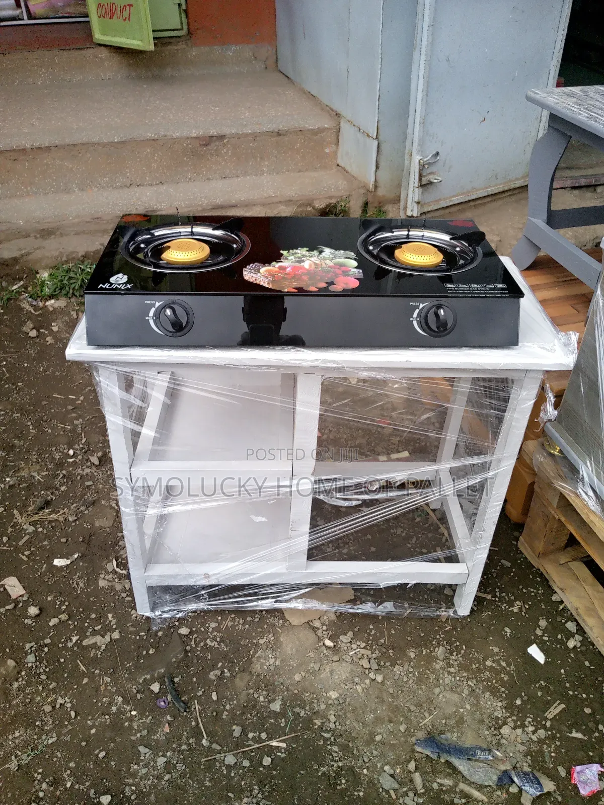Kitchen Table + 2 Burner Cooker