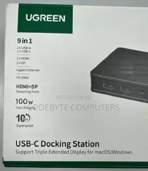 Ugreen 9-in-1 USB-C Multifunction Docking Station - CM615