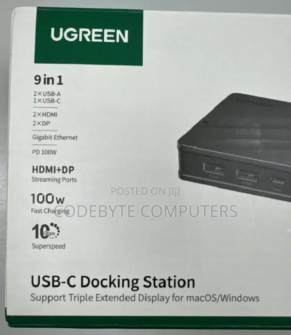 Ugreen 9-in-1 USB-C Multifunction Docking Station - CM615
