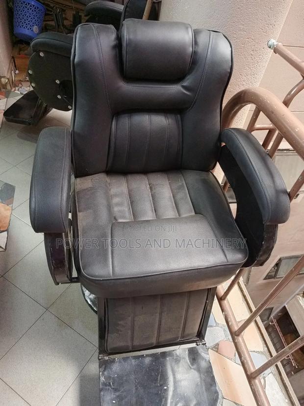 Black Barber Chair - main view