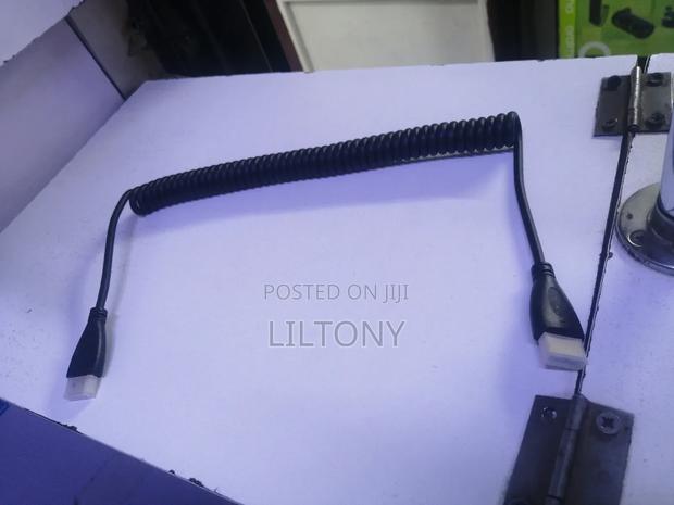 Hdmi to Hdmi Spiral Cable - thumbnail 2