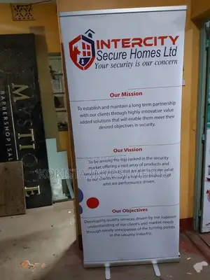 Branded Narrow Base Banners