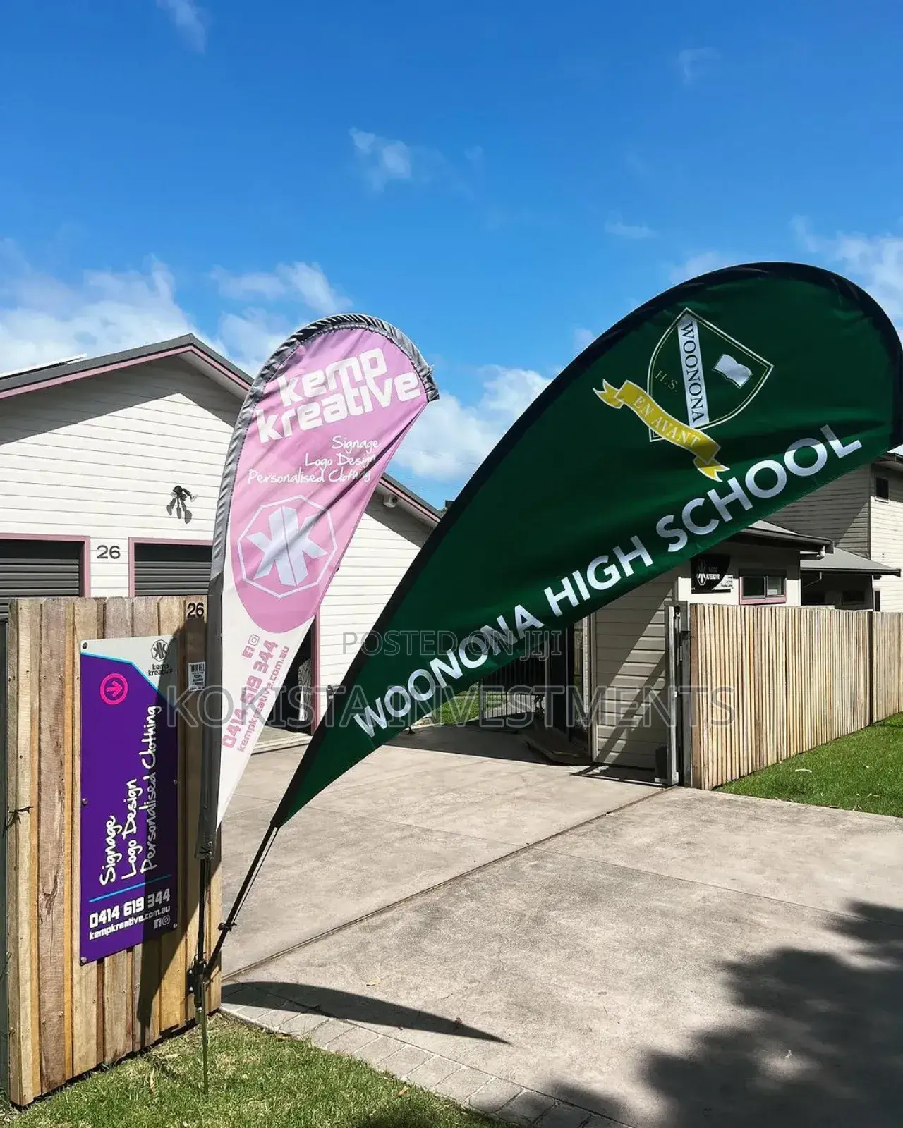 4.5m Tear Drop Flags