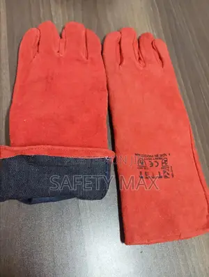 Gloves/Ttst Welding Leather (Red)En407