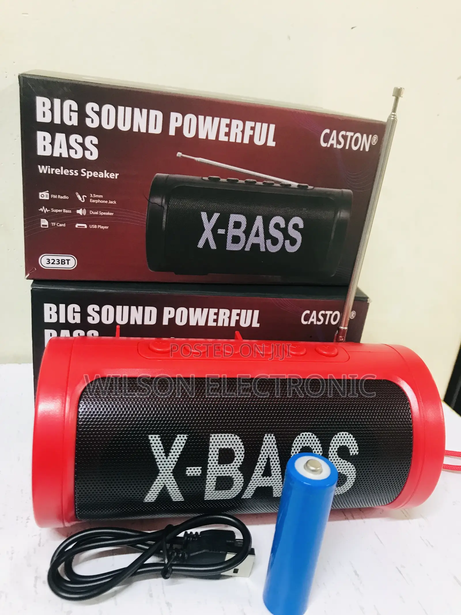 Caston X-Bass Rechargeable FM Radio
