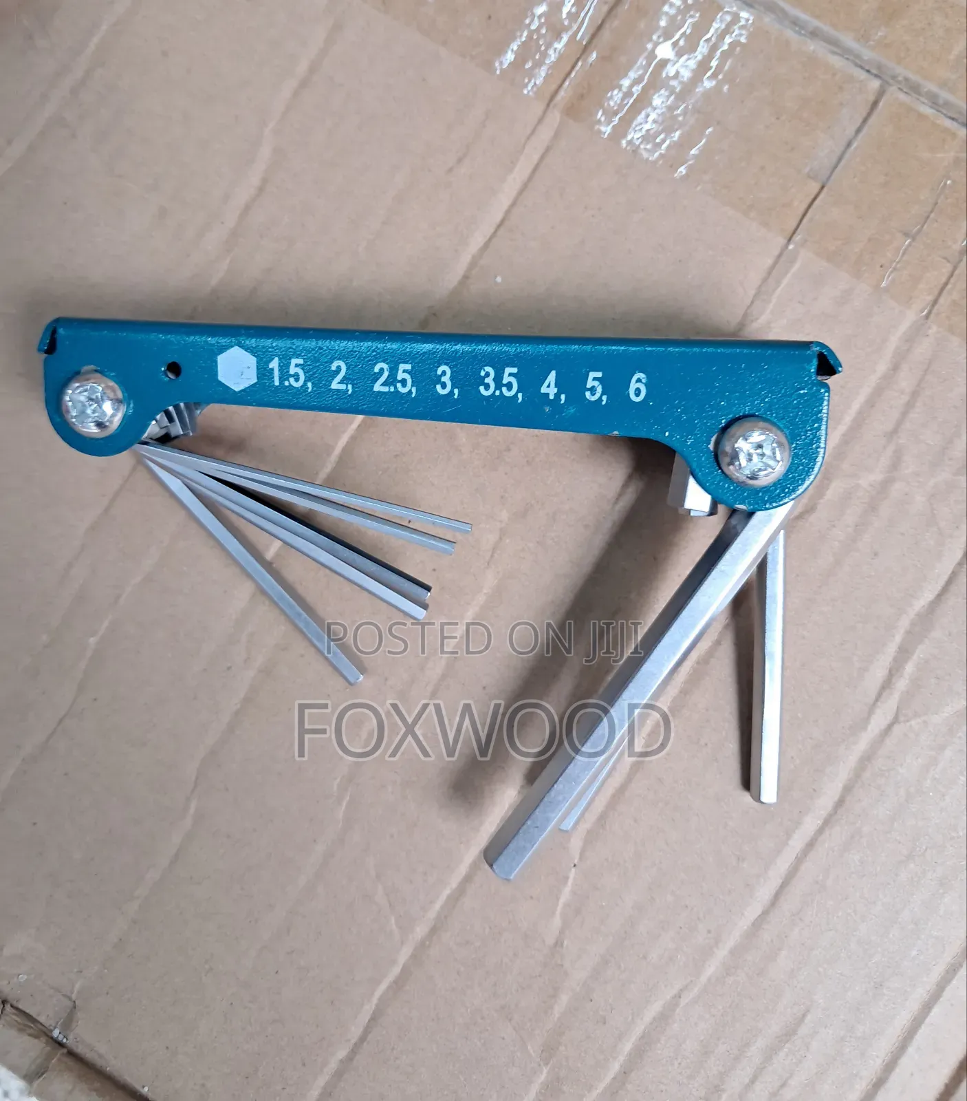 8 in 1 Folding Hexagon Key Allen Wrench Set Inner Hexagon.