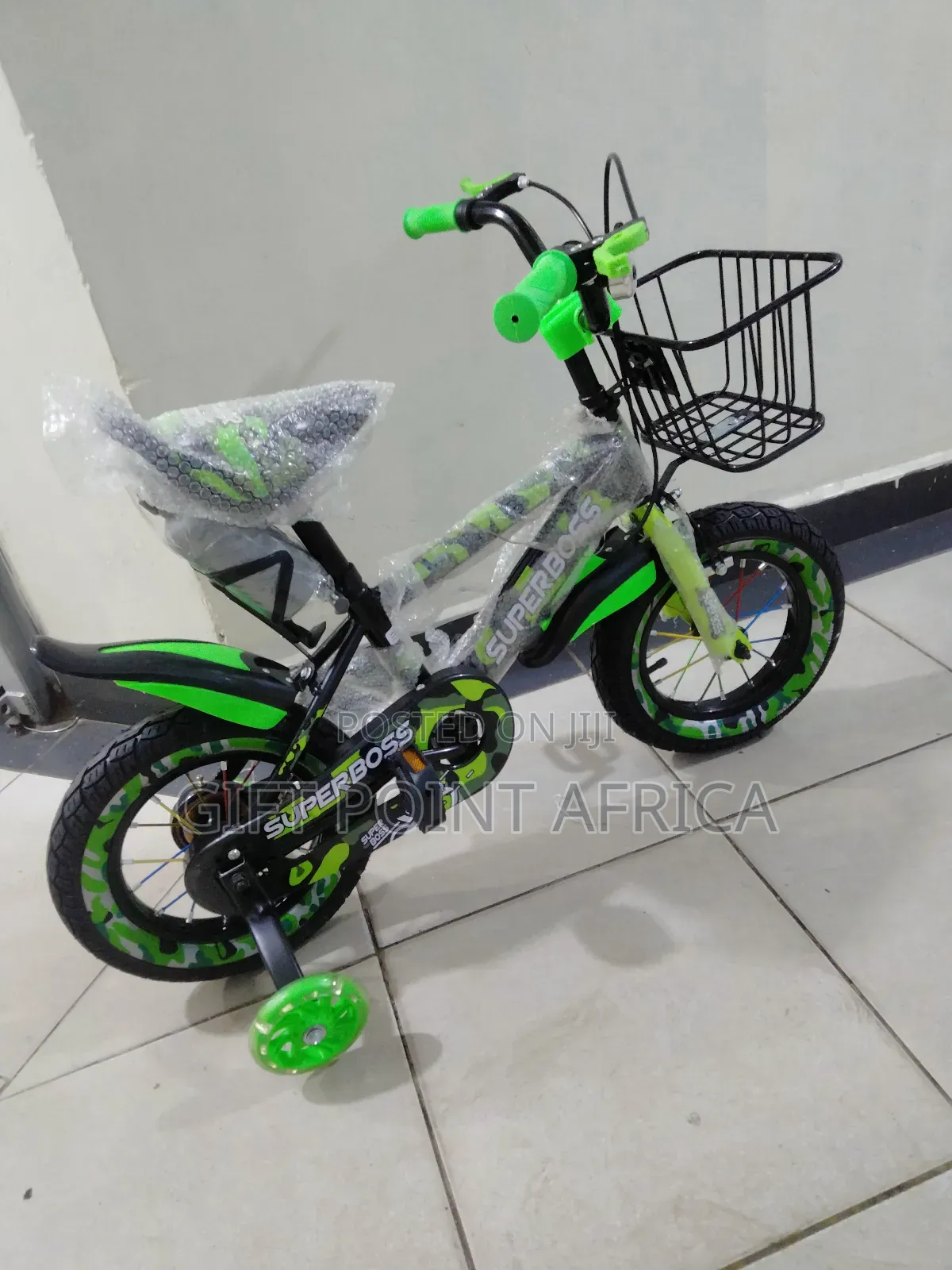 Kids Bike Size 12" With Adjustable Seat