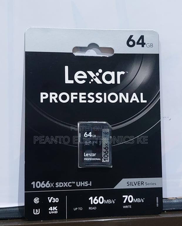 Lexar 64gb Professional 1066x Uhs-I SDXC Memory Card
