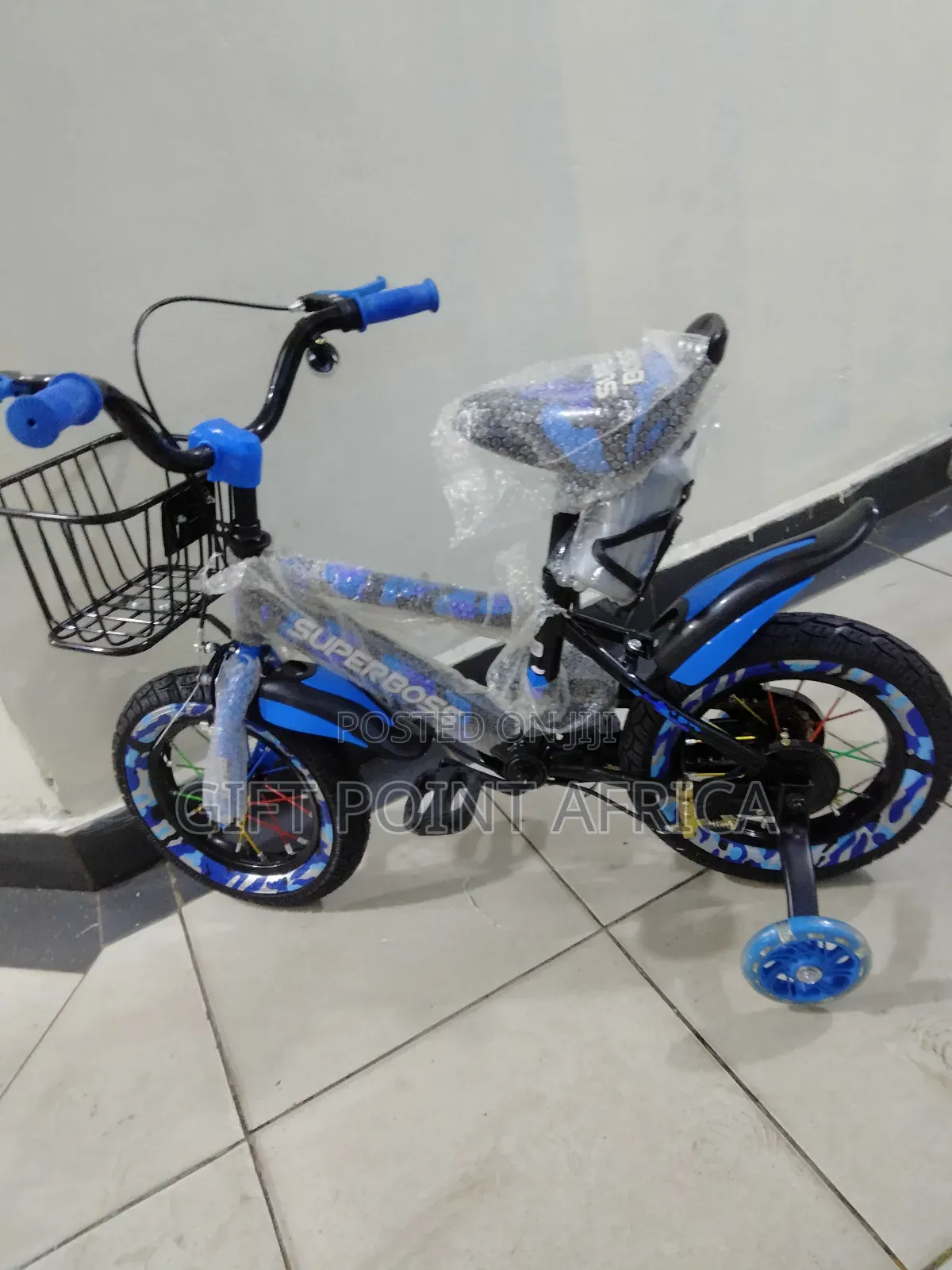 Blue Bike Size 12" for Kids