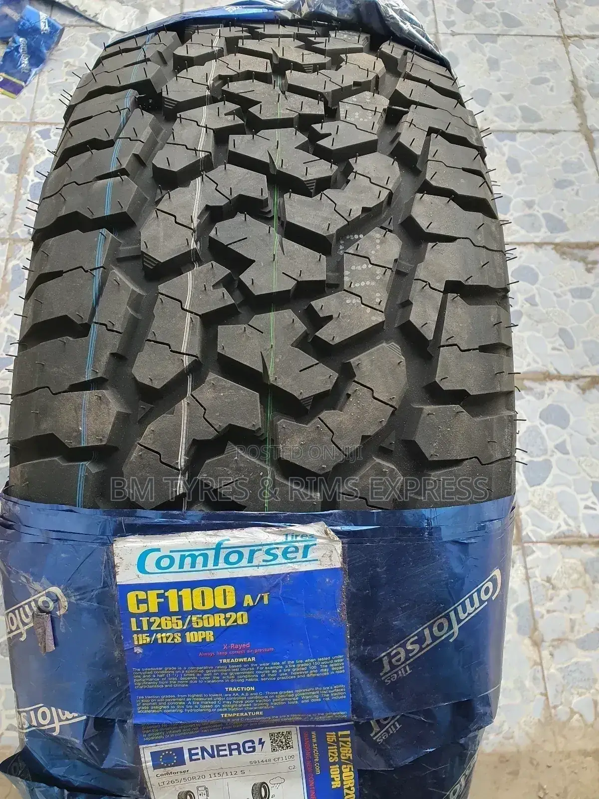 265 /50 R20 Comforser TYRES.