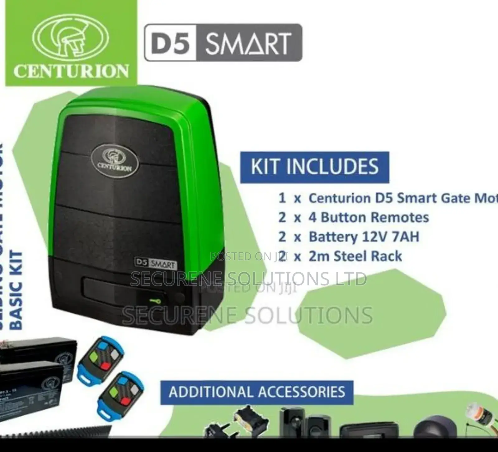 Gate Motor Centurion D5 Smart Sliding Complete Set