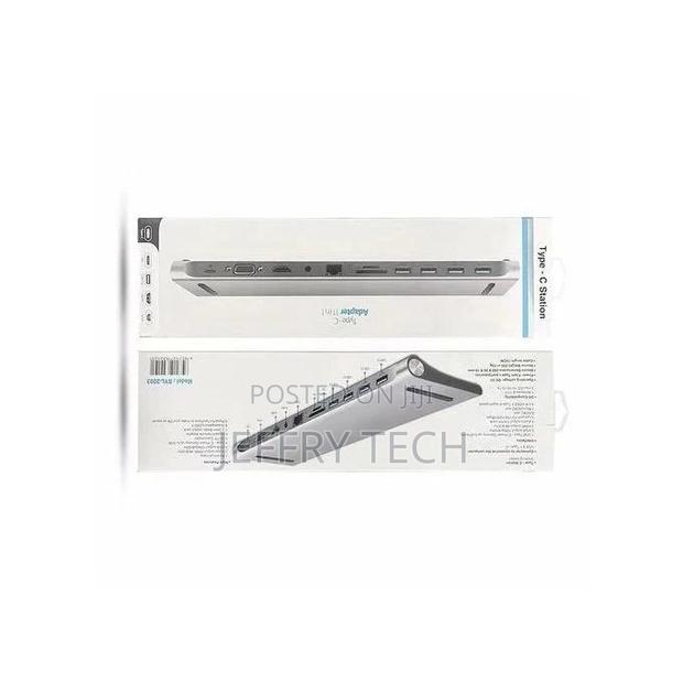 Multiport Adapter 11 IN 1 Type-C Station Gray