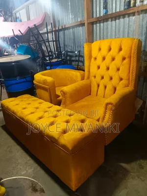 Pedicure Seat, Manicure Seat and a Waiting Bench 
