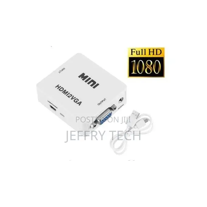 HDMI to VGA Adapter - White